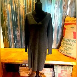 Athleta grey wool dress; size M; great condition